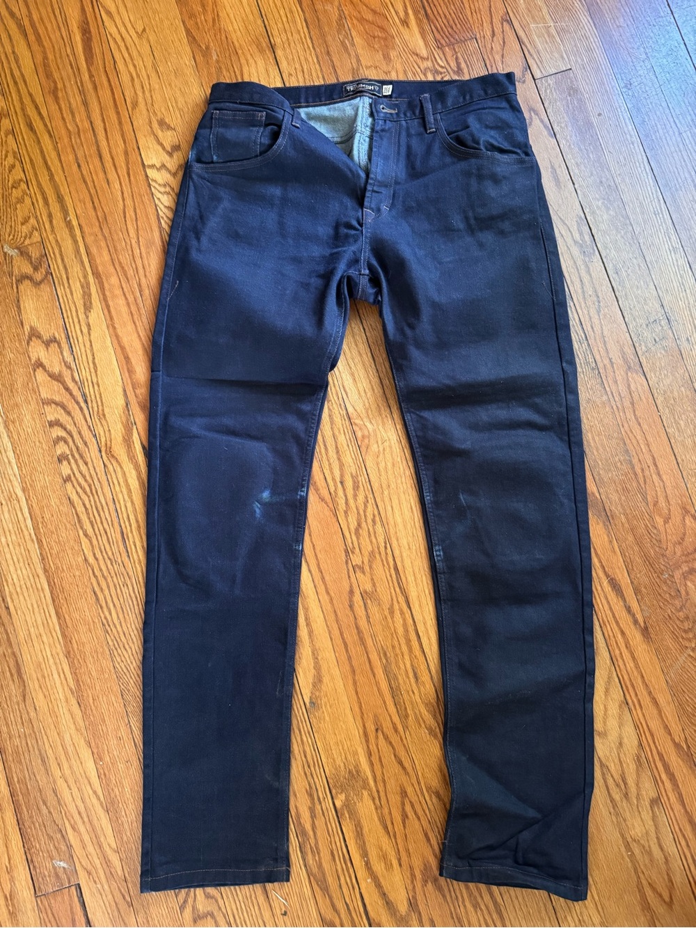 Triumph Men's Slim Straight Jeans in Deep Navy